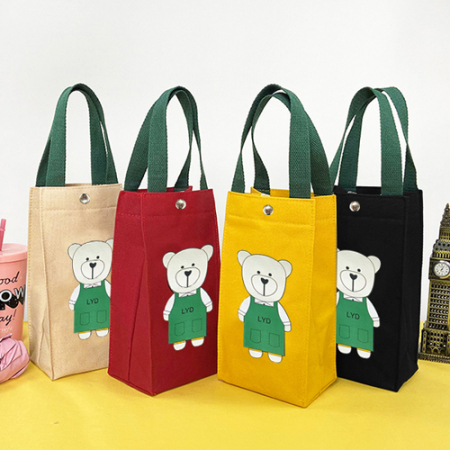 곰돌이 텀블러 에코백 / 물병파우치 #2