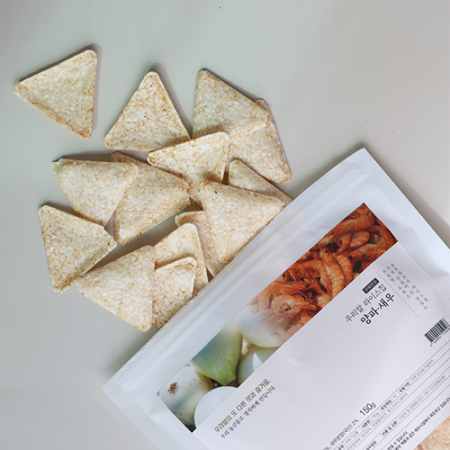 우리쌀라이스칩 양파와 새우 1봉 (150g) #3