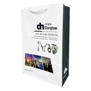 종이쇼핑백 300x120x430mm 스노우지180g // 제작