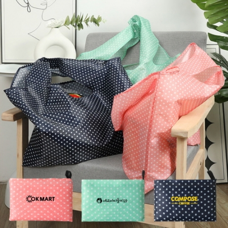 고급형 빅사이즈 땡땡이 환경 장바구니 #2