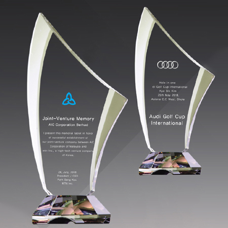 크리스탈 상패 기념패 S8A053-56 #2