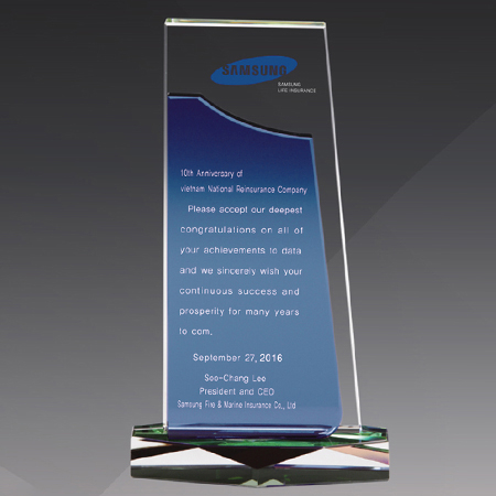 크리스탈 상패 기념패 S8A051-3 #3