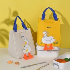 큐티 애니멀 벨크로 보온 보냉백 도시락가방 피크닉 가방