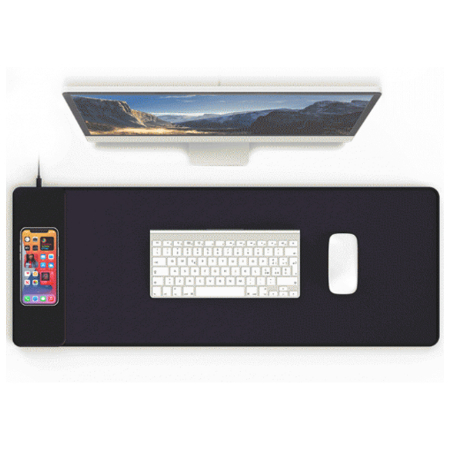 J75 15W 급속 무선충전 마우스 장패드 무선충전기 인쇄무료 #2