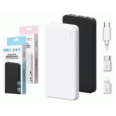 J74 에스나인 2포트 듀얼젠더 파워뱅크 보조배터리 10000mAh 인쇄무료 #2