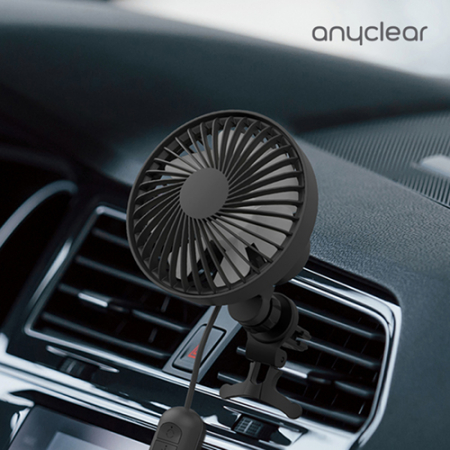 애니클리어 USB 차량용 무드등 자동회전 선풍 #2