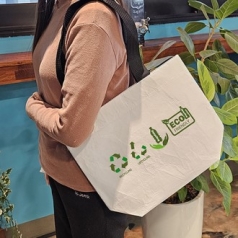 친환경 리유저블 백 R-PET 중형 45X38X13cm // 주문제작가능