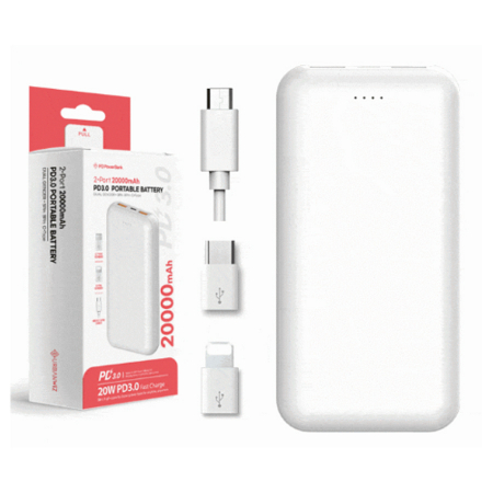 J80 어반위즈 2포트 PD 3.0 포테이블 듀얼젠더 20000mAh보조배터리 인쇄무료 #2