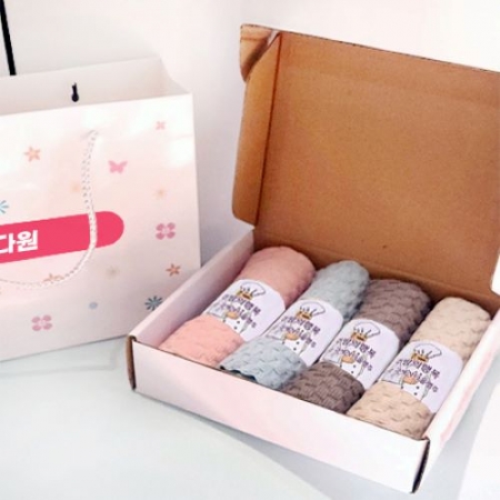 타올 극세사 와플행주 4P #3