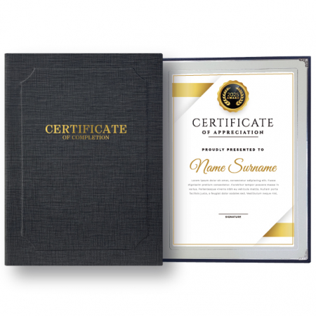 HO고급가죽 더플로마 엠보 케이스 / 위촉장 / 임명장 / 혼약서 #5