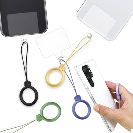 태그 투명홀더+실리콘 고리링 스트랩 #2