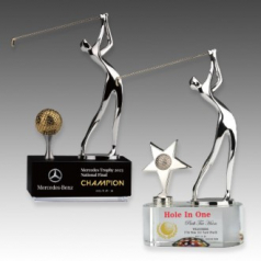 메탈 크리스탈 골프 트로피 S8A102-1246