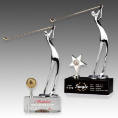 메탈 크리스탈 골프 트로피 S8A101