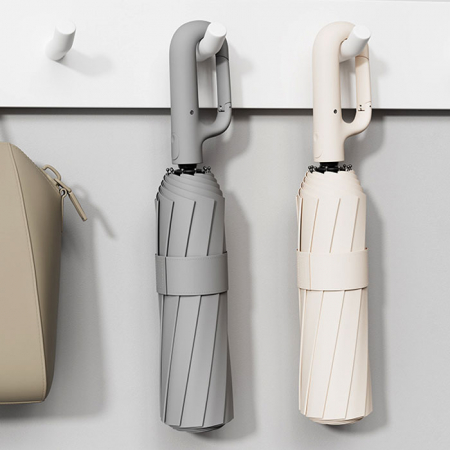 U027 스마트 픽미 3단 접이식 버클 우산 답례품 인쇄 주문제작 기념품 우산 튼튼한우산 #2