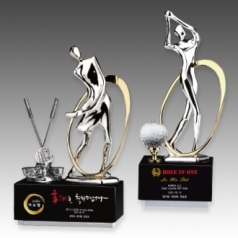 메탈 크리스탈 골프 트로피 S8A098 34 S8A099 12