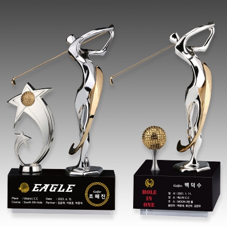 메탈 크리스탈 골프 트로피 S8A097 12 S8A098 12 #2