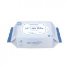 데이케어 블루 생분해 물티슈 25매캡 (플레인) 녹색비닐인증 FSC인증원단