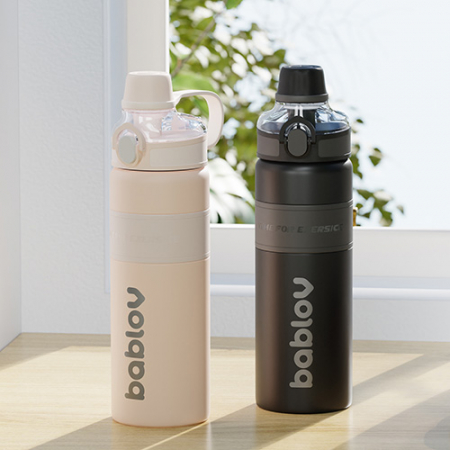 바블로브 보온보냉 원터치 빨대 스텐텀블러 650ml #2
