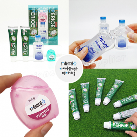 페리오치약100g * 2p 덴탈4호 가그린100ml 스펀지치실 선물세트 #5