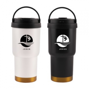 JESUS 이중 스텐 핸들 텀블러 500ml