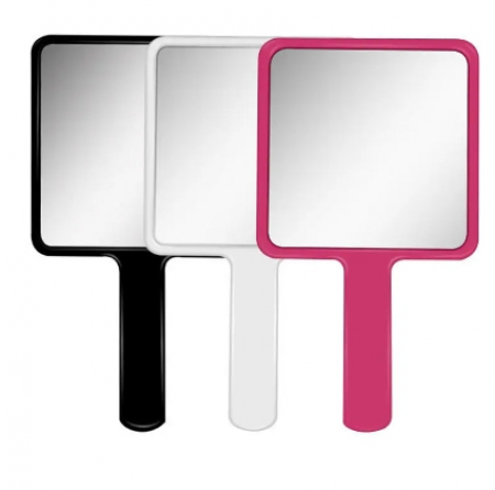 사각 라운딩 보보거울, 손거울 사각거울 손잡이거울 휴대용거울 #5