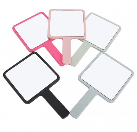 사각 라운딩 보보거울, 손거울 사각거울 손잡이거울 휴대용거울 #2