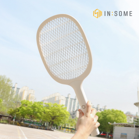 인썸 IMD-400 충전식 전기 모기채, 해충 퇴치 파리채 #5