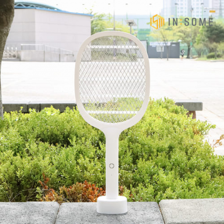 인썸 IMD-400 충전식 전기 모기채, 해충 퇴치 파리채 #9