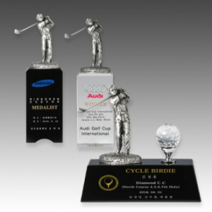 메탈 크리스탈 골프 트로피 S8A117-456