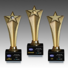 메탈 크리스탈 골프 트로피 S8A117-123