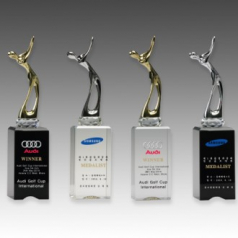 메탈 크리스탈 골프 트로피 S8A113-3456