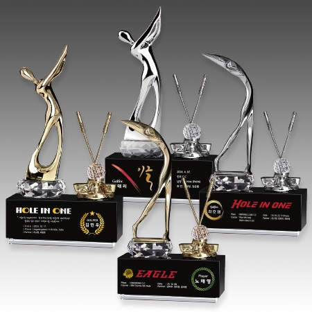 메탈 크리스탈 골프 트로피 S8A105-56 S8A107-12 #2