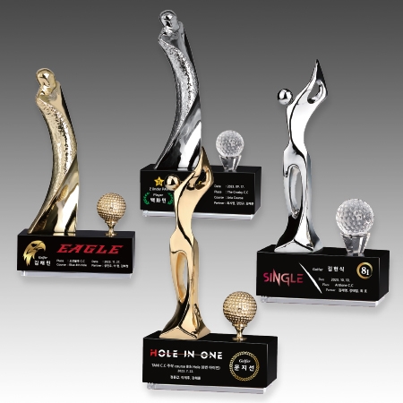 메탈 크리스탈 골프 트로피 S8A103-35 S8A104-34 #2