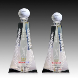 메탈 크리스탈 골프 트로피 S8A130-12