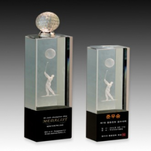 메탈 크리스탈 골프 트로피 S8A131-5678