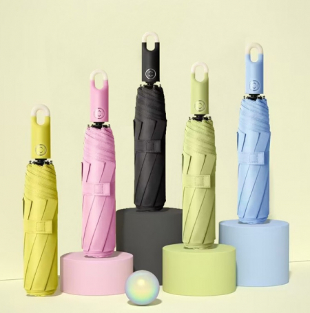 후크 자동 3단 고리형 자동우산 8k 우산 자외선차단 우양산 #2