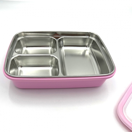 스테인레스 304 분리형 3구 도시락 식판 #5