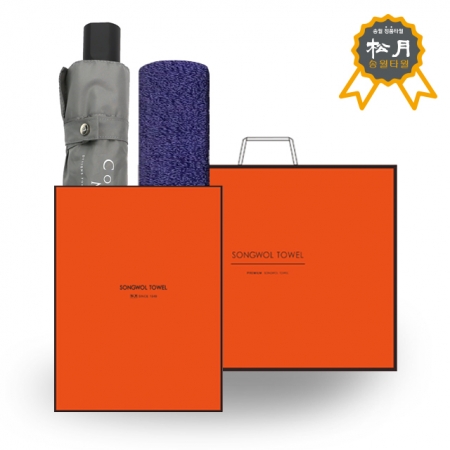 송월우산+타올 O.G세트 9 (CM 3단 폰지우산 + SW 플레르 타올) #2