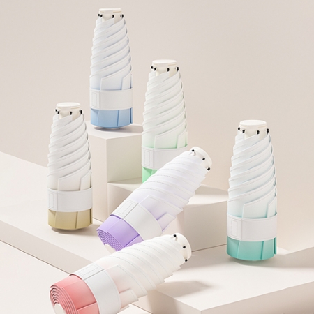 파스텔 그라데이션 6K 5단 수동 경량 양우산(UPF 50+)파우치 증정 #2