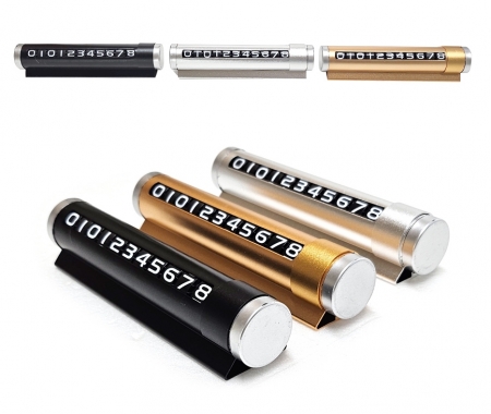 써클 주차번호판 원통 주차알림판 스틸재질 #2