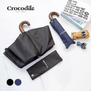 크로커다일 3단 우드핸들 곡자 우산 VIP