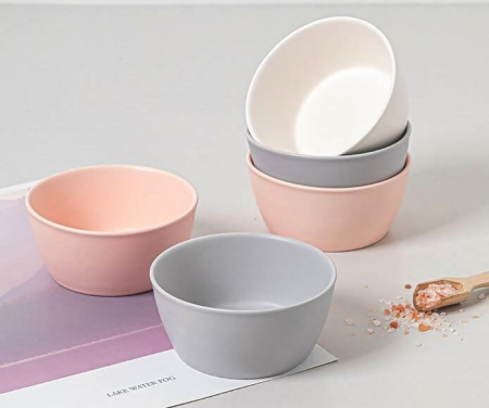 핸드메이드 도자기 그릇세트 5p 식기세트 면기/식기 답례품 사은품 판촉물 밥그릇 국그릇 선물세트 #2