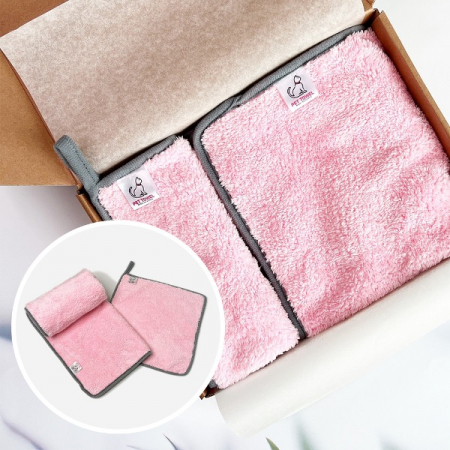 펫타월 세트 2호, 털빠짐 없는 펫타올, 강아지 고양이 극세사타월 #2