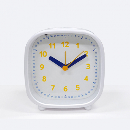 넥스원 무소음 교육용 어린이 탁상시계 아날로그 조명 미니 알람 시계 #5
