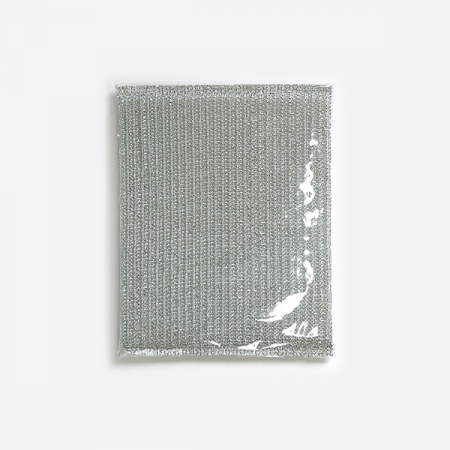 대형 은사 수세미 1P 벌크 주방 욕실 청소 설거지 은색 수세미 #2