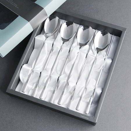 뱀부 실버 4인 수저세트 (종이케이스) #2