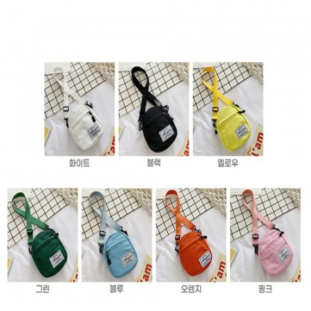 베이직 스퀘어 여행용크로스 미니 가방 #2