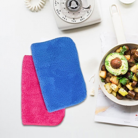 극세사 고급 만능크리너 두꺼운 복실이 걸레 40X30cm 1P #4