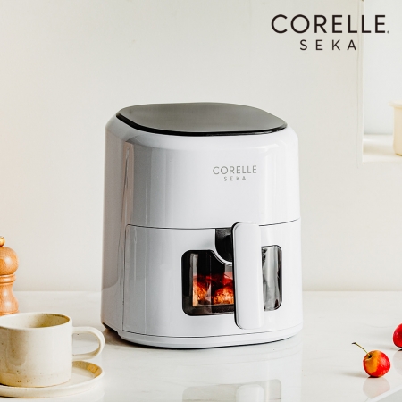 코렐 세카 저소음 모던 에어프라이어 4.5L 저스트 화이트 #4