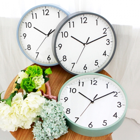 무소음 모던 애쉬 벽시계 250 #2